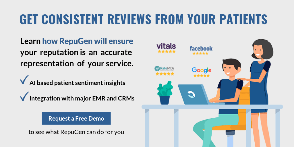 Get consistent reviews from your patients