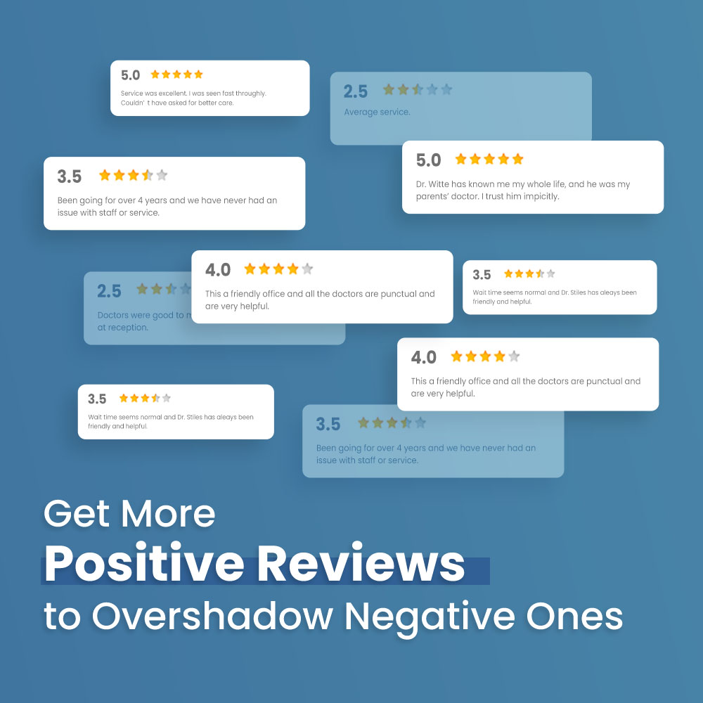 Get More Positive Reviews to Overshadow Negative Ones