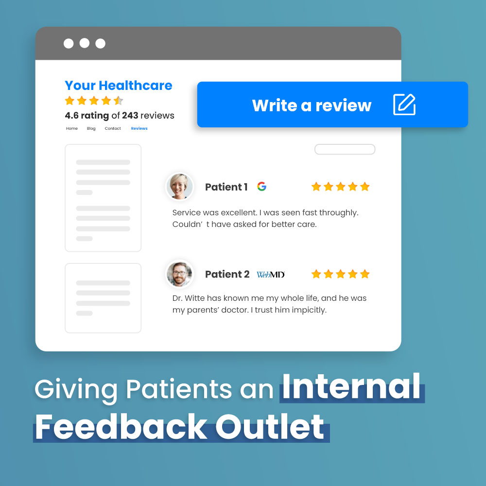 Giving Patients an Internal Feedback Outlet