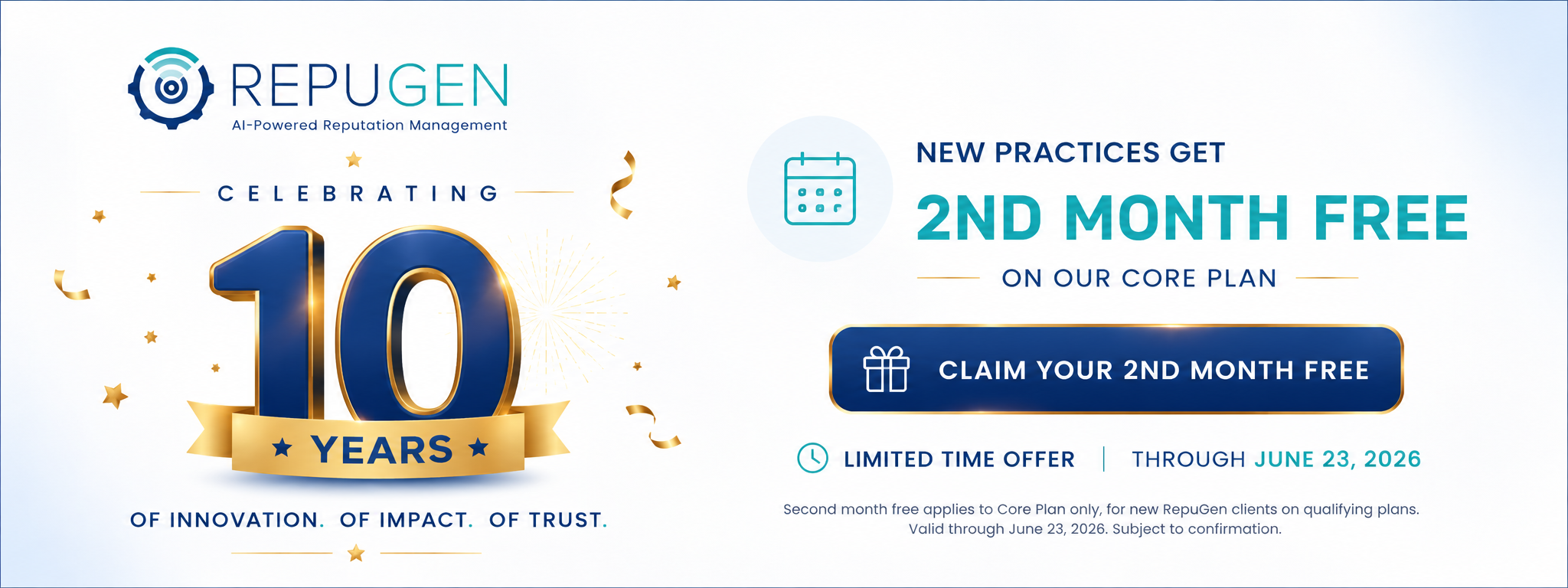RepuGen 10th Anniversary Offer
