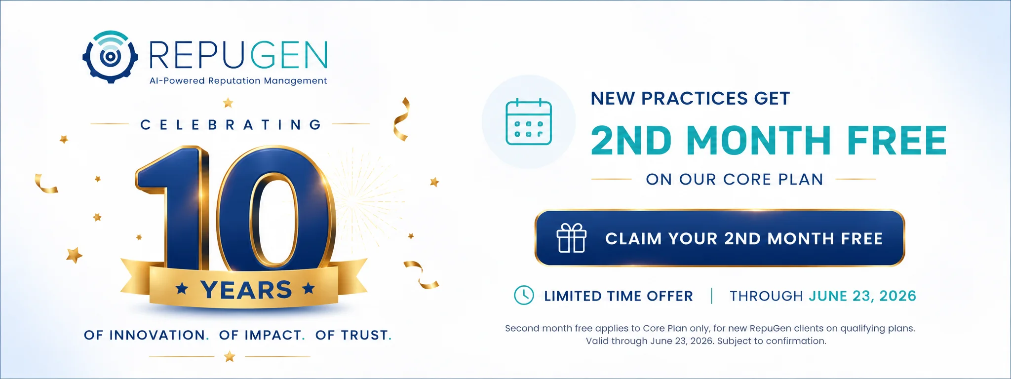 RepuGen 10th Anniversary Offer