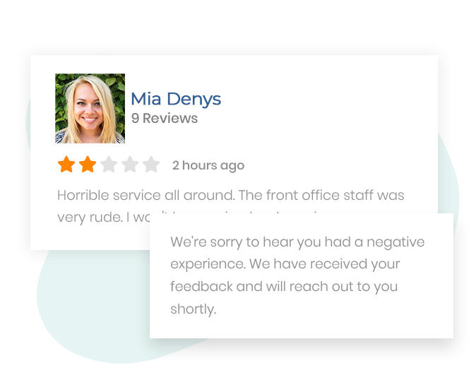 Easily Address Unhappy Patients